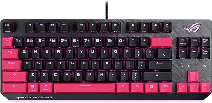 ASUS RGB Mechanical Gaming Keyboard - ROG Strix Scope TKL | Cherry MX Brown Switches | 2X Wider Ctrl Key for FPS Precision | Gaming Keyboard for PC, Black ASUS RGB Mechanical Gaming Keyboard - ROG Strix Scope TKL | Cherry MX Brown Switches | 2X Wider Ctrl Key for FPS Precision | Gaming Keyboard for PC, Black